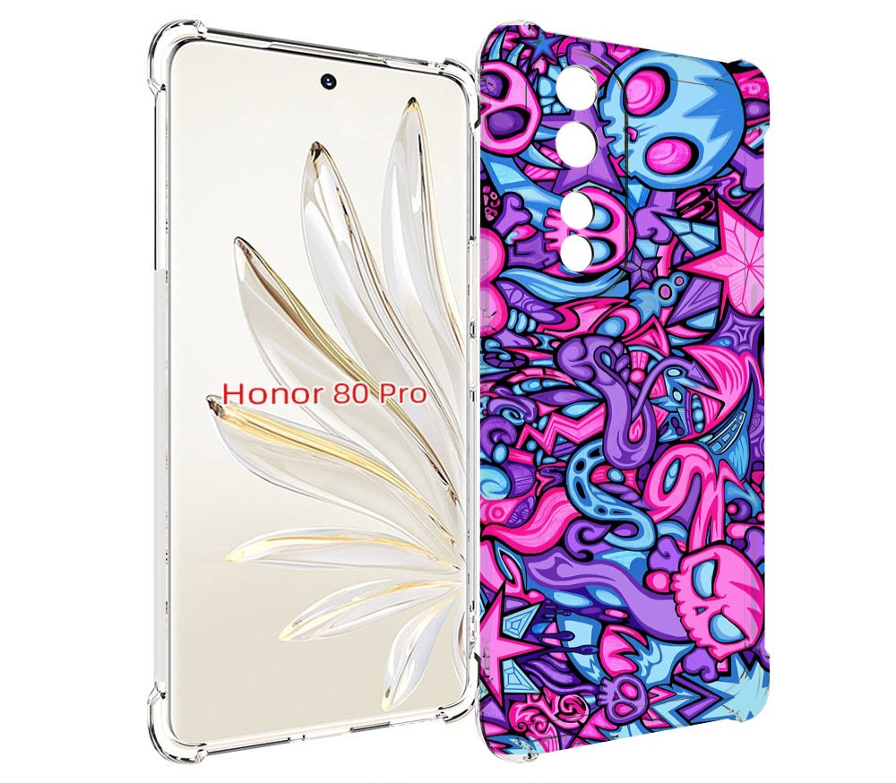 

Чехол MyPads крутой-паттерн для Honor 80 Pro, Прозрачный, Tocco