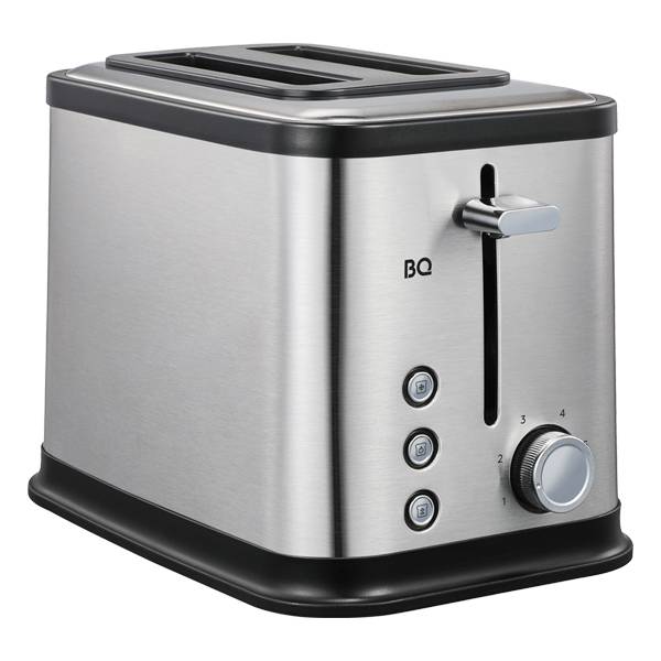 Тостер BQ T1005 серебристый тостер willmark wts 9817s серебристый
