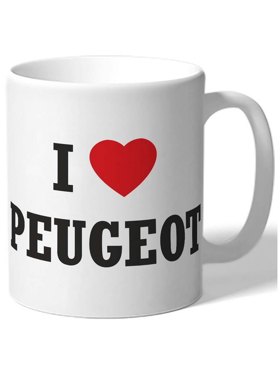 

Кружка DRABS I love peugeot