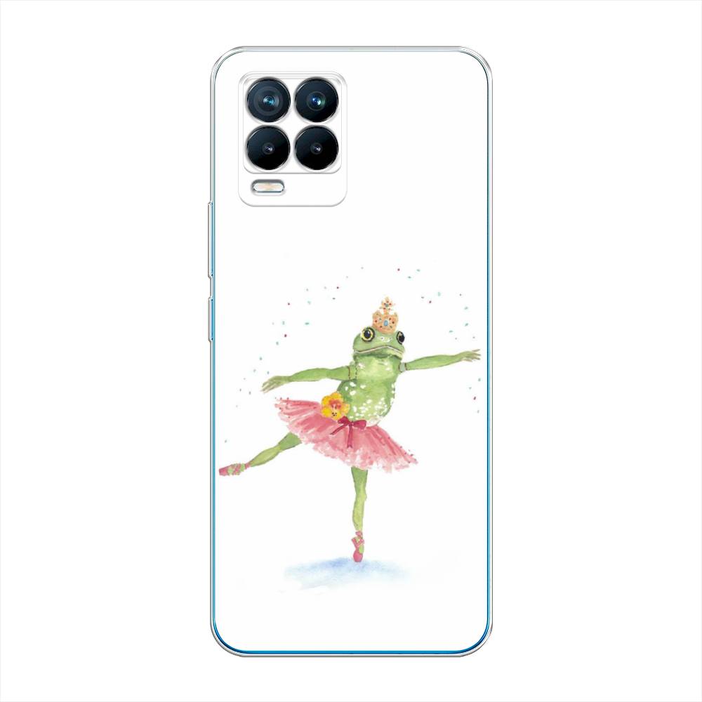

Чехол на Oppo Realme 8 "Лягушка-балерина", Зеленый, 255550-4