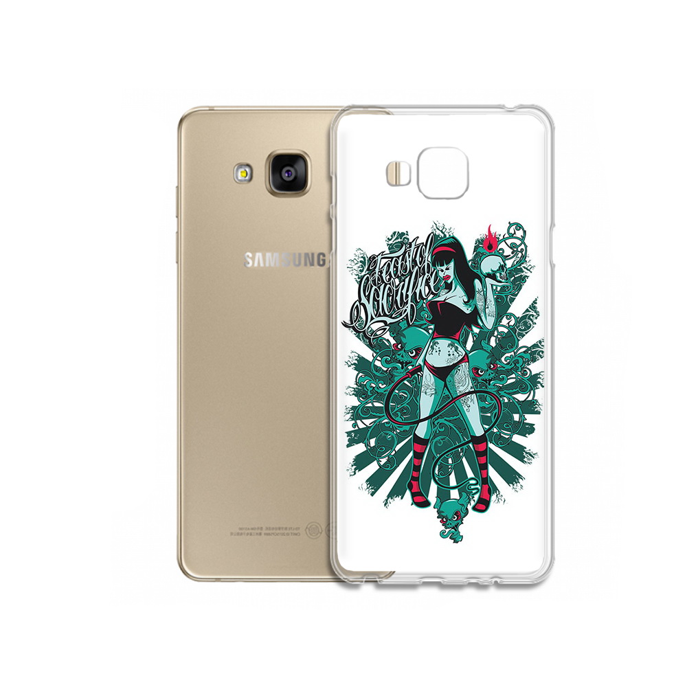 

Чехол MyPads Tocco для Samsung Galaxy J5 Prime нарисованная девушка в татуировках, Прозрачный, Tocco