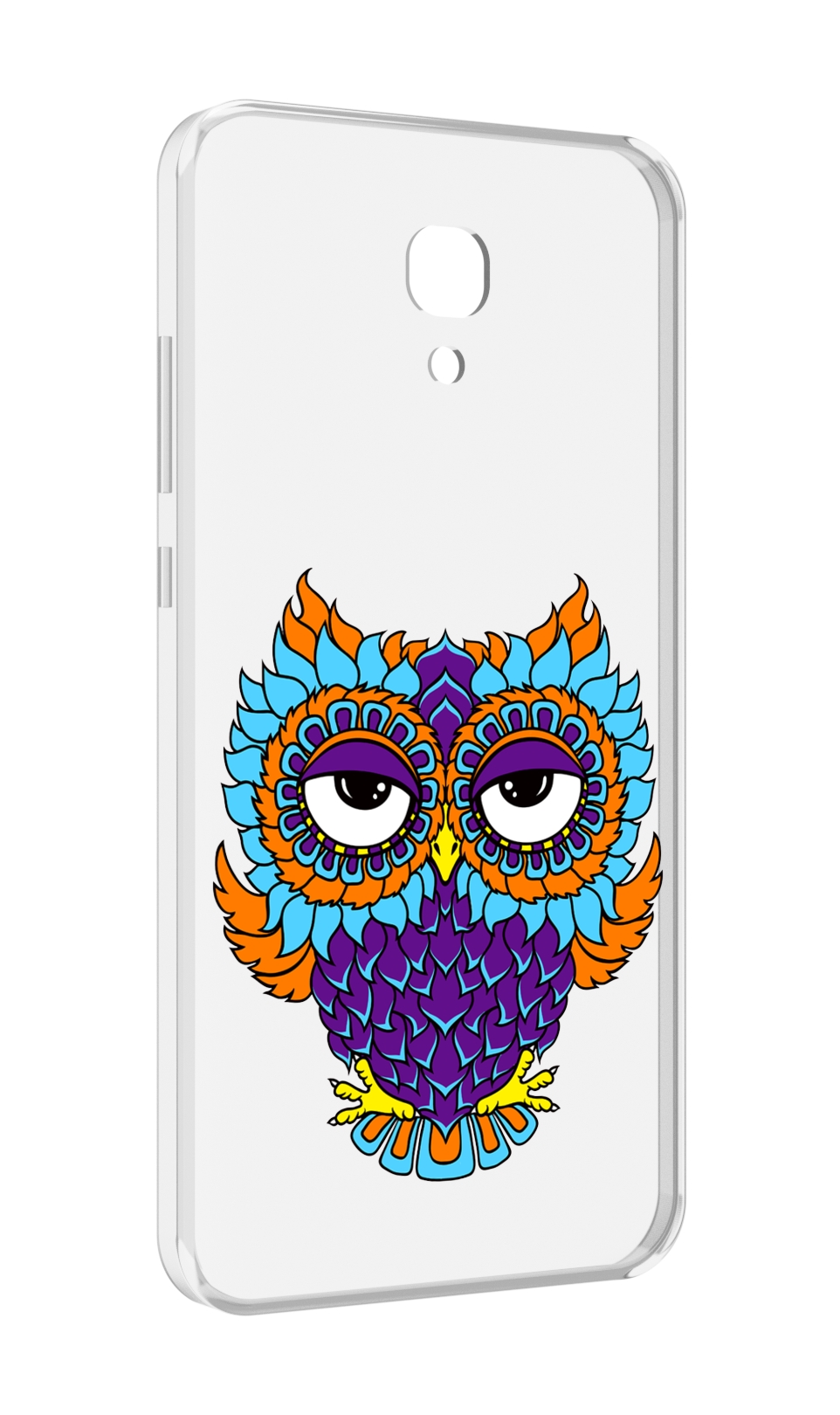 Чехол MyPads Цветная сова для Meizu M6 (M711Q)