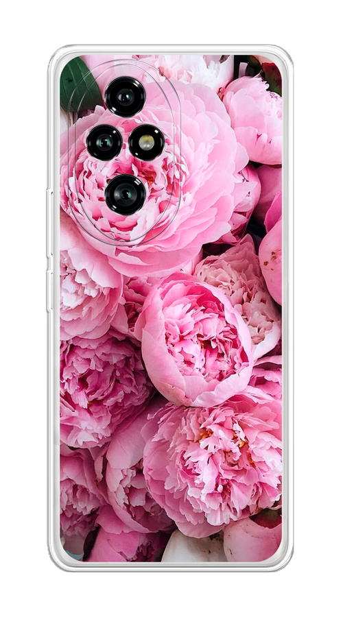 

Чехол на Honor 200 Pro "Розовые пионы", Бежевый;розовый, 6124850-1