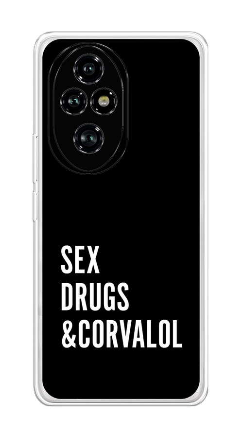 

Чехол на Honor 200 Pro "Corvalol", Черный;серый;белый, 6124850-1