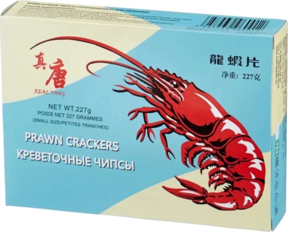 

Чипсы Real Tang креветочные для приготовления, 227 г