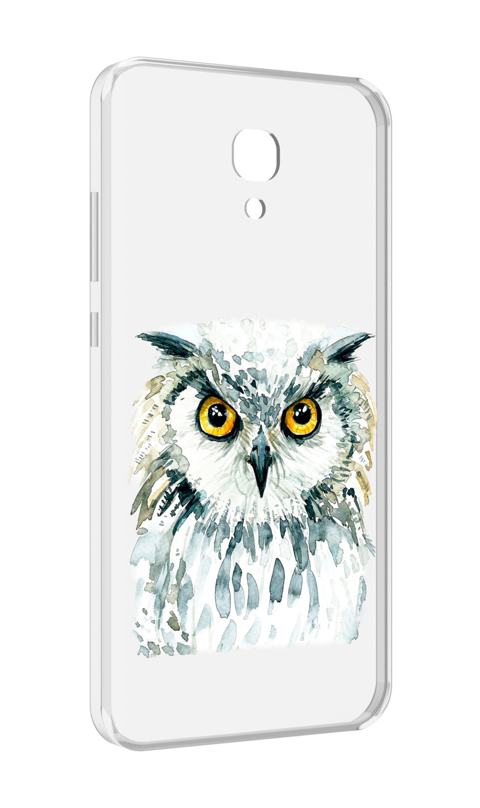 

Чехол MyPads Серьезная сова для Meizu M6 (M711Q), Прозрачный, Tocco