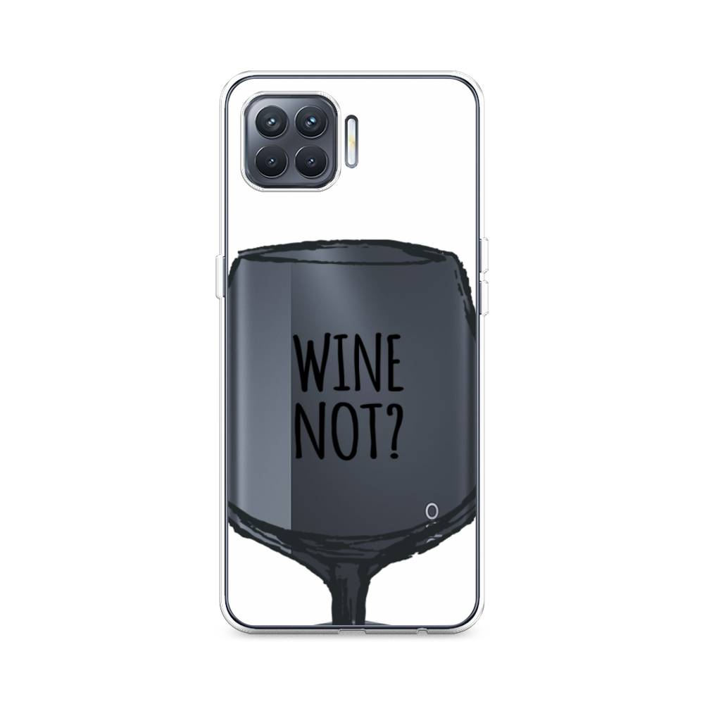 

Чехол на Oppo Reno 4 Lite "Wine not white", Белый, 255350-6