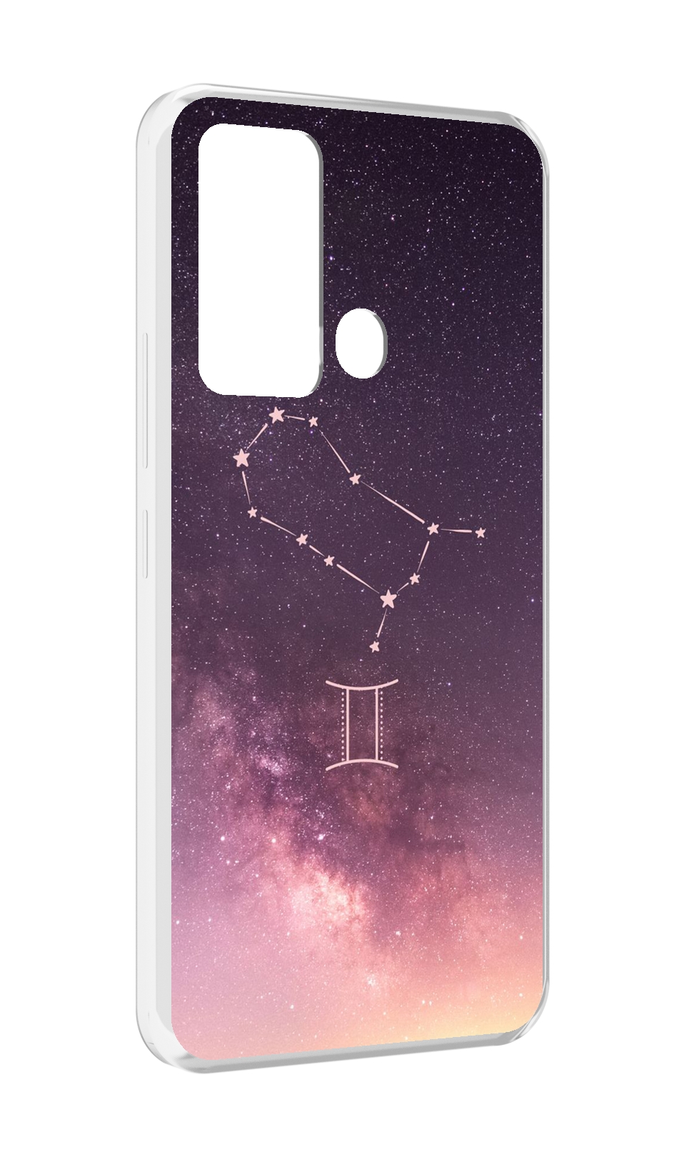 

Чехол MyPads знак зодиака близнецы 5 для ITEl Vision 3, Прозрачный, Tocco