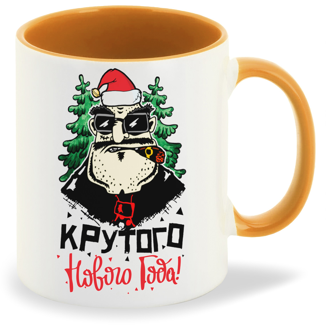 

Кружка CoolPodarok Прикол Крутого нового года, Прикол Крутого нового года