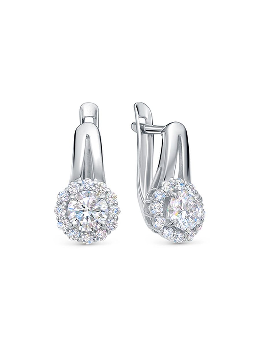 

Серьги из серебра Argentum Z2-10280в, фианит, Z2-10280в