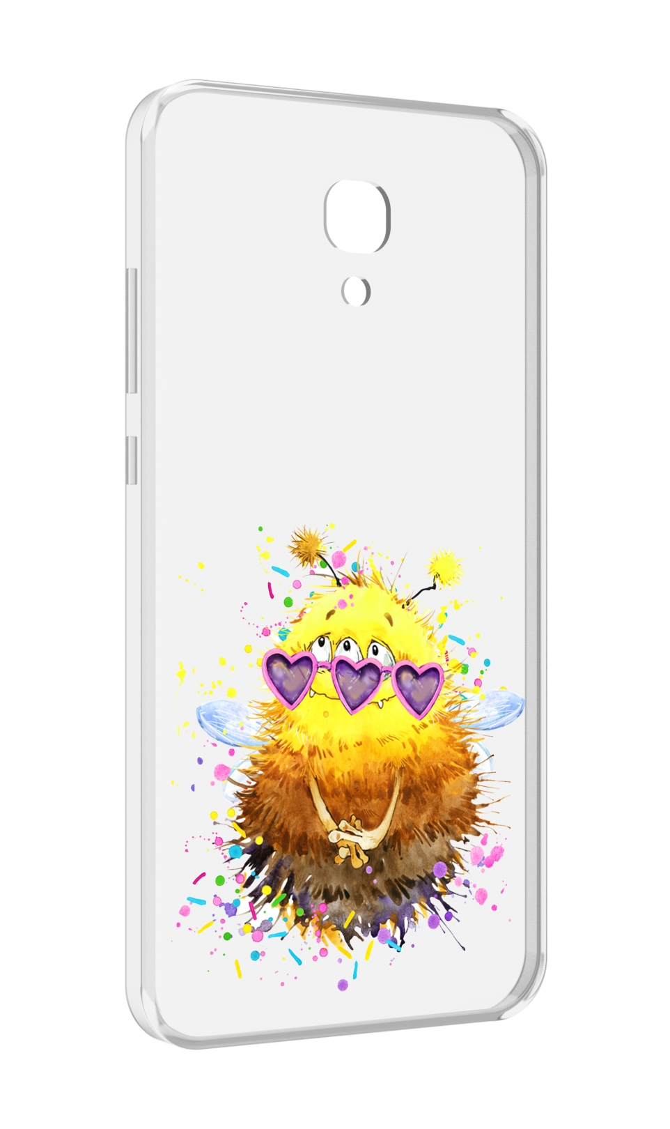 

Чехол MyPads Пушитый шмель для Meizu M6 (M711Q), Прозрачный, Tocco