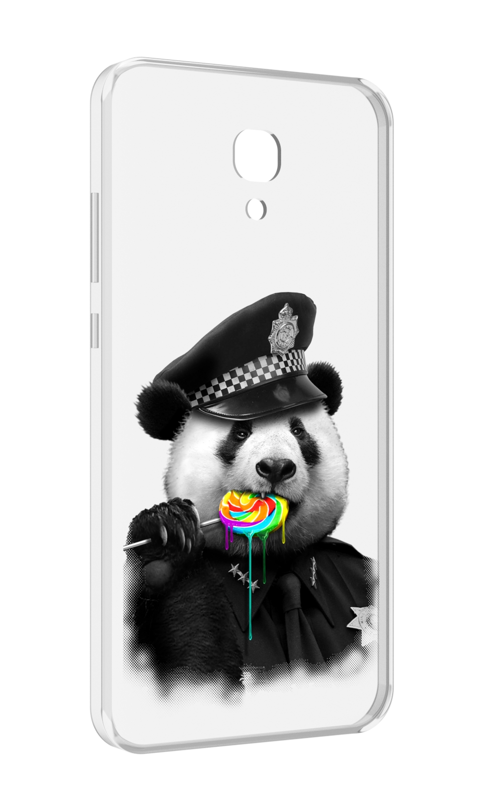 

Чехол MyPads Панда полиция для Meizu M6 (M711Q), Прозрачный, Tocco