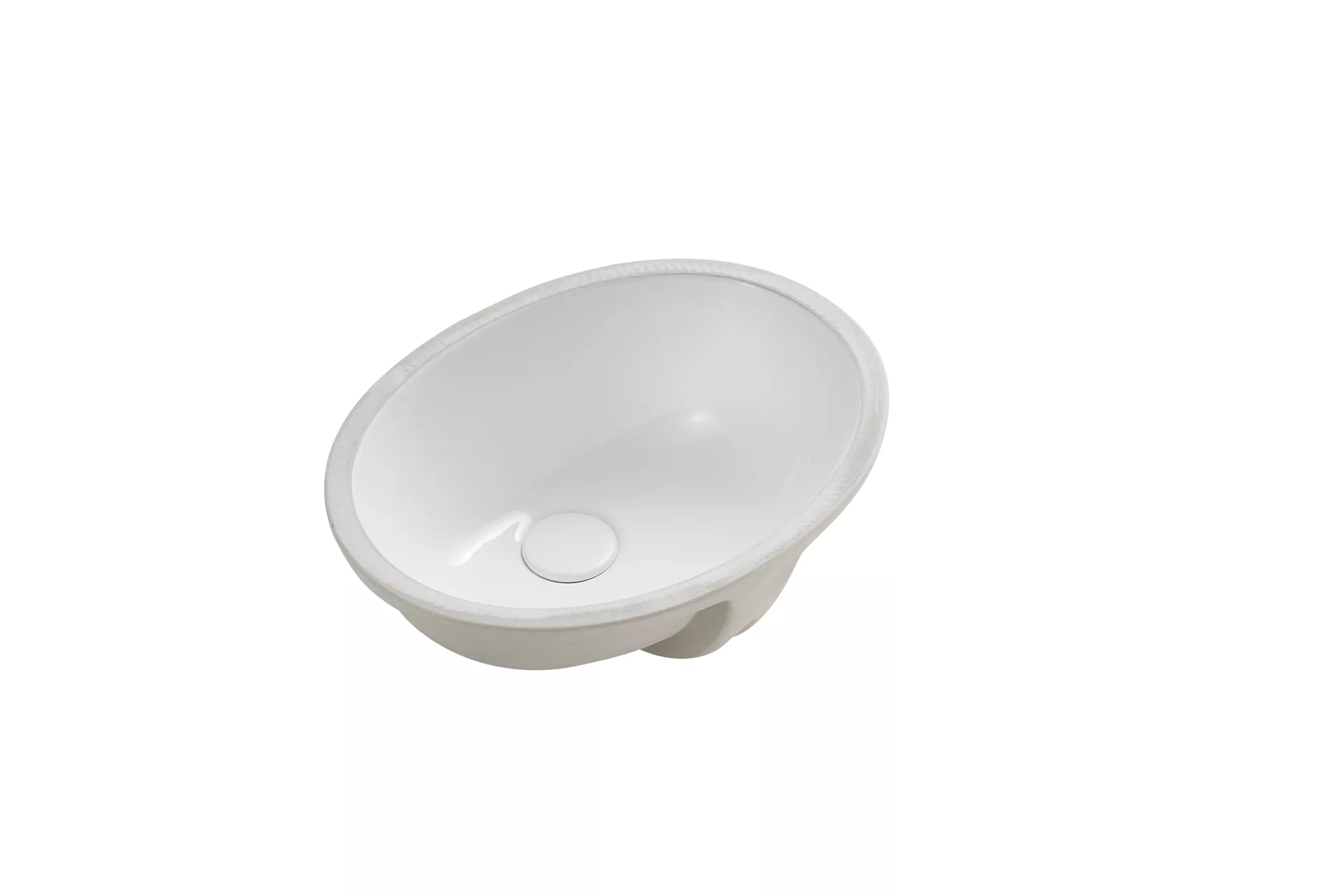 Встраиваемая снизу белая раковина для ванной Gid Yj837, овальная керамическая форма для запекания овальная с ручками