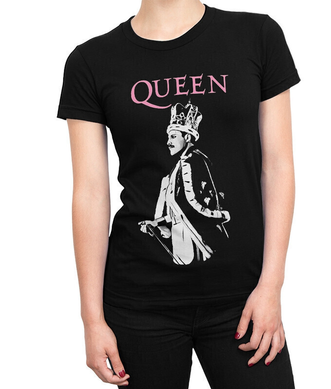 

Футболка женская Dream Shirts Фредди Меркьюри Queen 1000270-1 черная XL, Черный, Фредди Меркьюри Queen 1000270-1