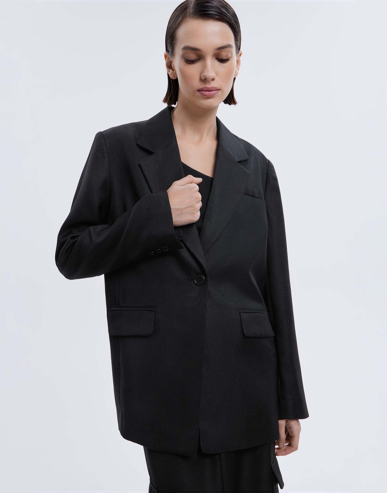 

Жакет женский Gloria Jeans GJC006741 черный S/170, GJC006741