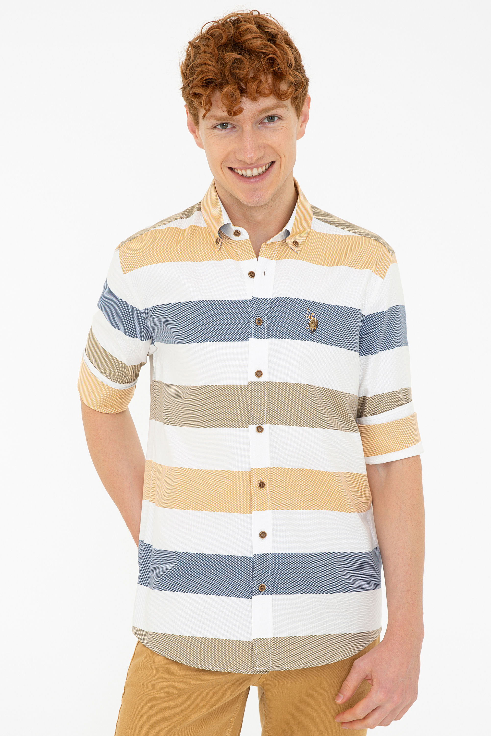 

Рубашка мужская U.S. POLO Assn. G081SZ0040PRIMROSE белая L, G081SZ0040PRIMROSE