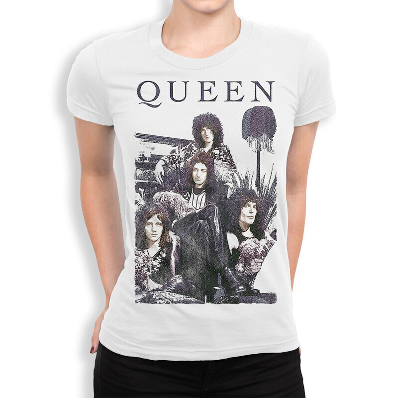 

Футболка женская Dream Shirts Фредди Меркьюри Queen 1000572-1 белая S, Белый, Фредди Меркьюри Queen 1000572-1