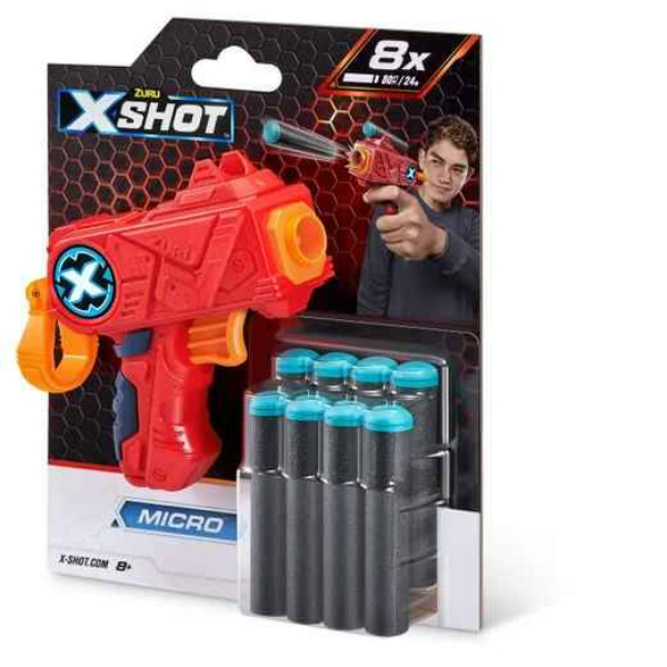 Бластер игрушечный Zuru X-Shot Микро с пулями