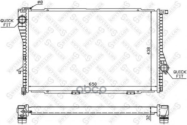 фото Радиатор stellox 1025044sx