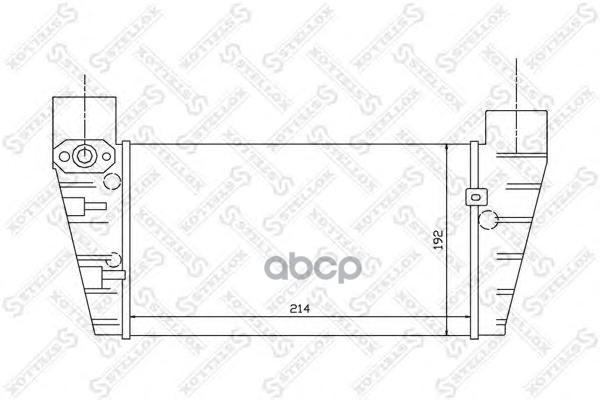 

10-40099-Sх_Интеркулер Аudi А4 1.8Т 00-04 STELLOX 1040099sx