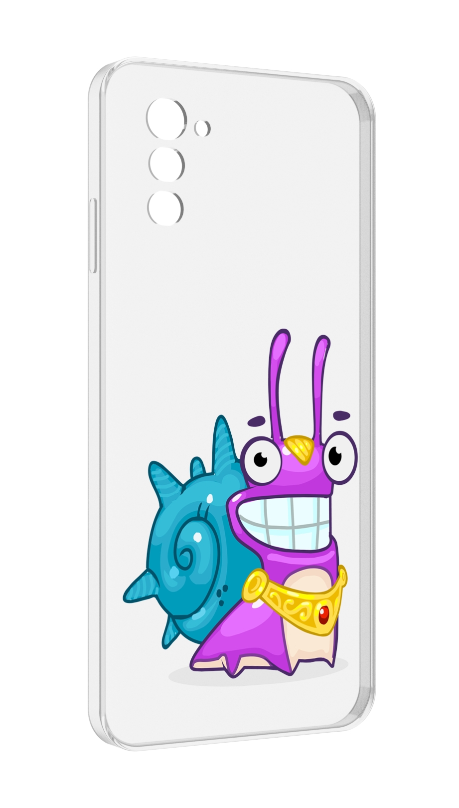 

Чехол MyPads улитка-принц для UleFone Note 12 / Note 12P, Прозрачный, Tocco