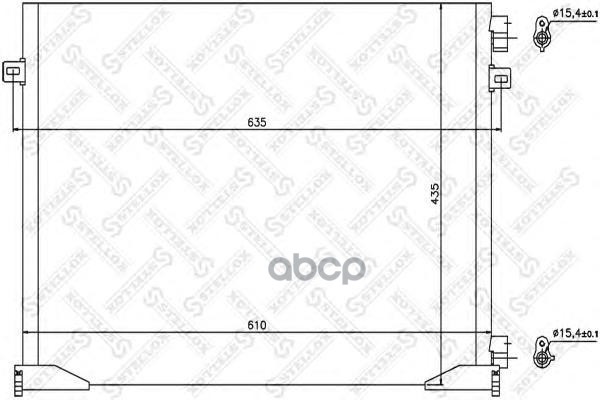 

10-45635-Sх_Радиатор Кондиционера Rеnаult Тrаfiс Vi 2.0I 16V 06> STELLOX 1045635sx