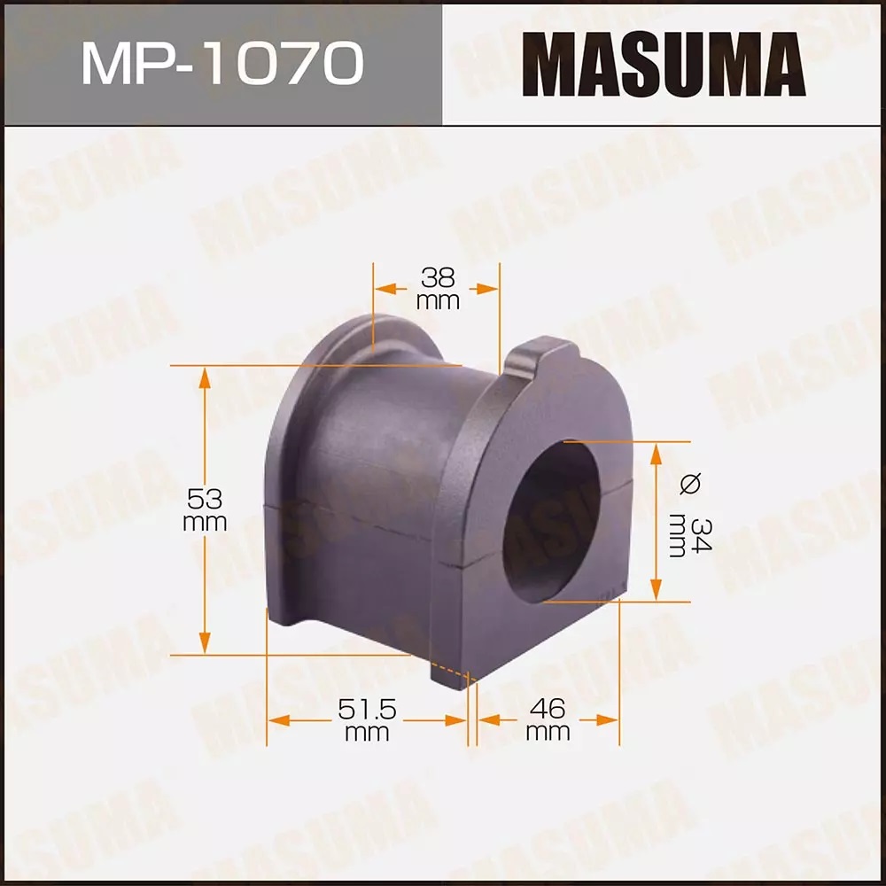 

Втулка стабилизатора пер. MASUMA mp1070