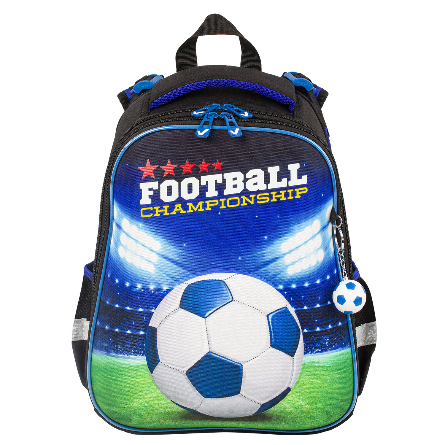

Ранец Brauberg 229911, Черный, Premium с брелком, Football champion (229911)