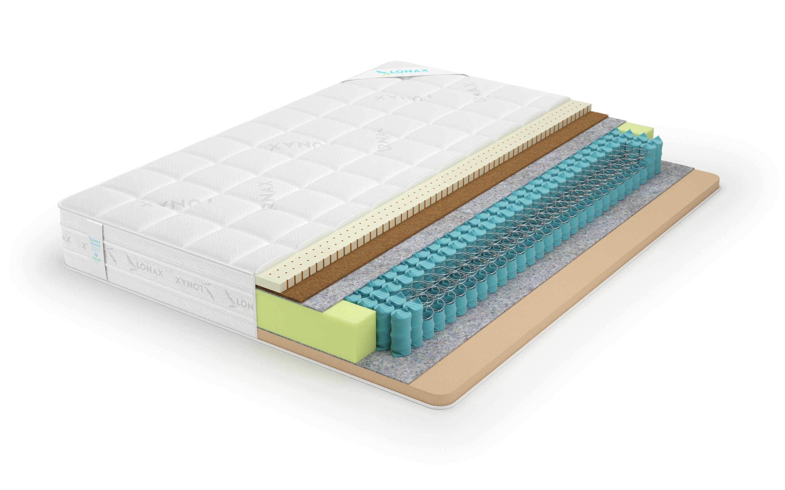 

Матрас Lonax Memory Medium Mix TFK 190x205, Memory Medium Mix TFK