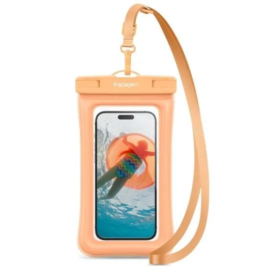 

Водонепроницаемый чехол поплавок Spigen для смартфона до 6,9 дюймов ACS06011, оранжевый, A610