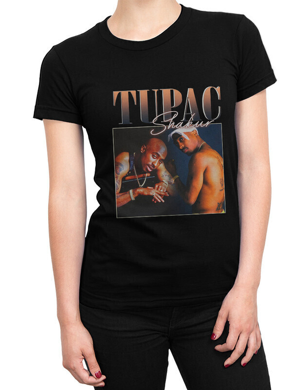 

Футболка женская Dream Shirts Тупак Шакур - 2PAC 1000907-1 черная M, Черный, Тупак Шакур - 2PAC 1000907-1