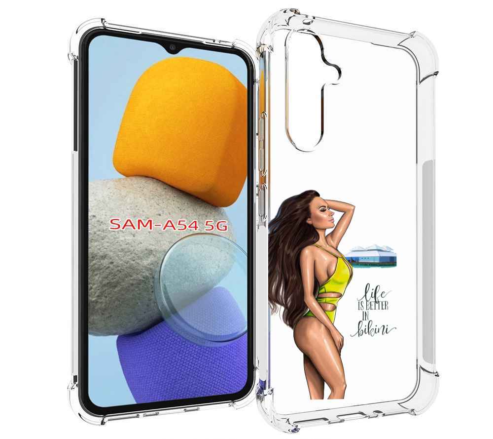 

Чехол MyPads Девушка-в-купальнике для Samsung Galaxy A54, Tocco