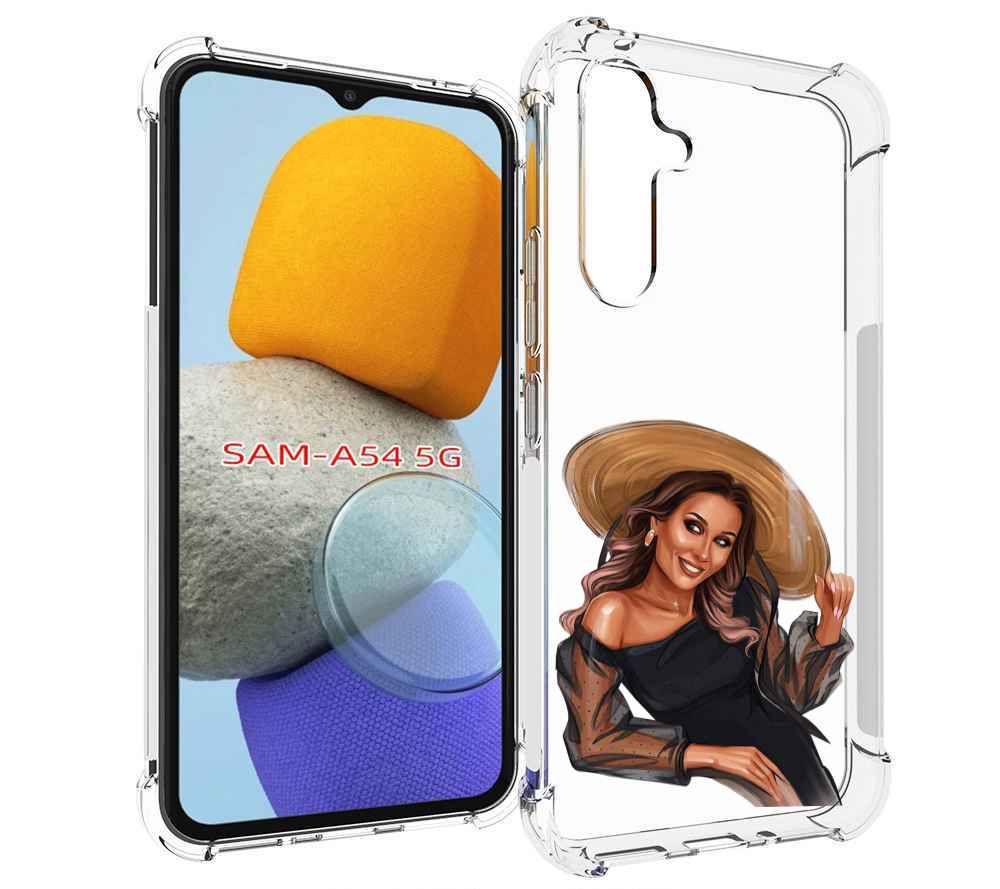 

Чехол MyPads Девушка-в-боди женский для Samsung Galaxy A54, Tocco