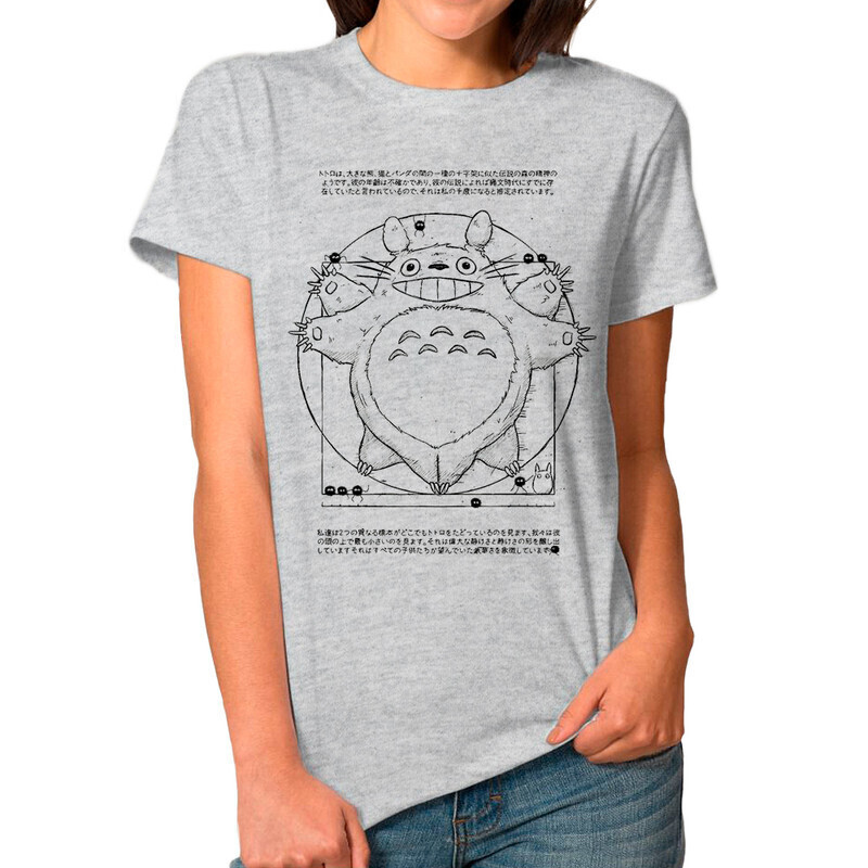 

Футболка женская Dream Shirts Аниме Тоторо 1000017-1 серая S, Серый, Аниме Тоторо 1000017-1