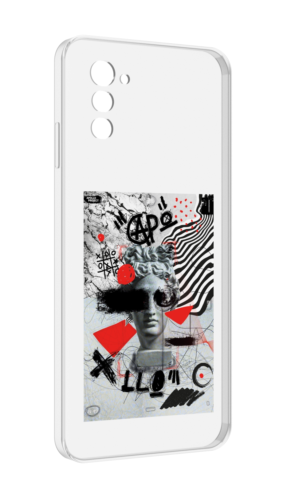 

Чехол MyPads стрит арт статуя для UleFone Note 12 / Note 12P, Прозрачный, Tocco