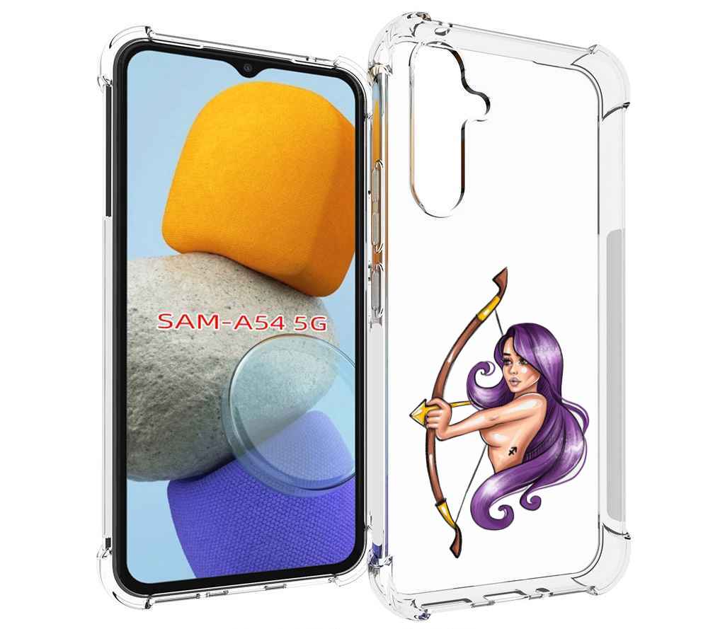 

Чехол MyPads Девушка-Стрелец женский для Samsung Galaxy A54, Tocco