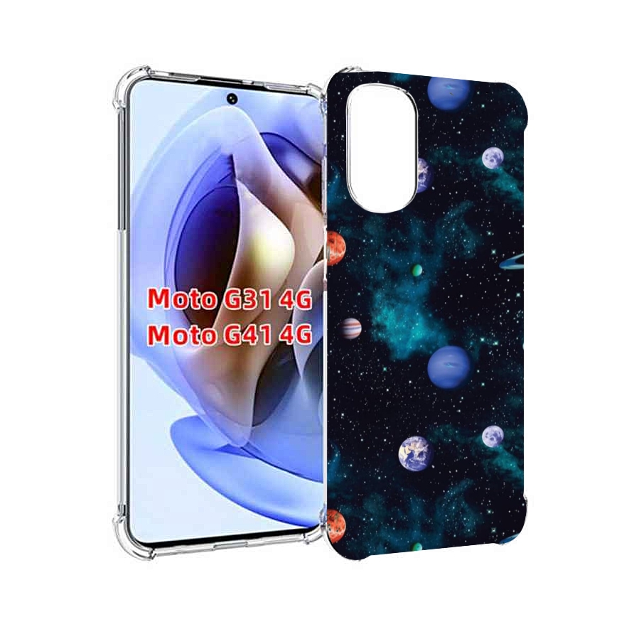 

Чехол MyPads космическое-пространство для Motorola Moto G31 4G / G41 4G, Прозрачный, Tocco