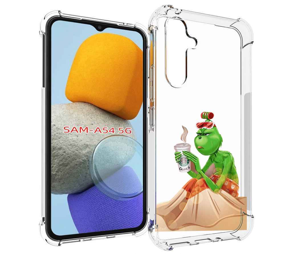 

Чехол MyPads Гринч-в-платье для Samsung Galaxy A54, Tocco