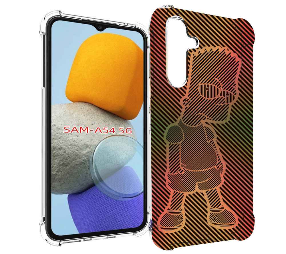 

Чехол MyPads Графический-Барт-Симпсон для Samsung Galaxy A54, Tocco
