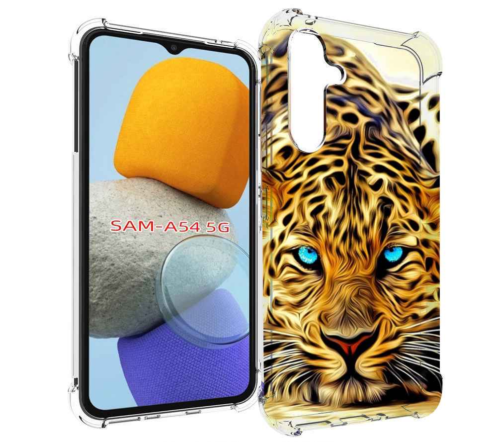 

Чехол MyPads Голубоглазый-гепард для Samsung Galaxy A54, Tocco