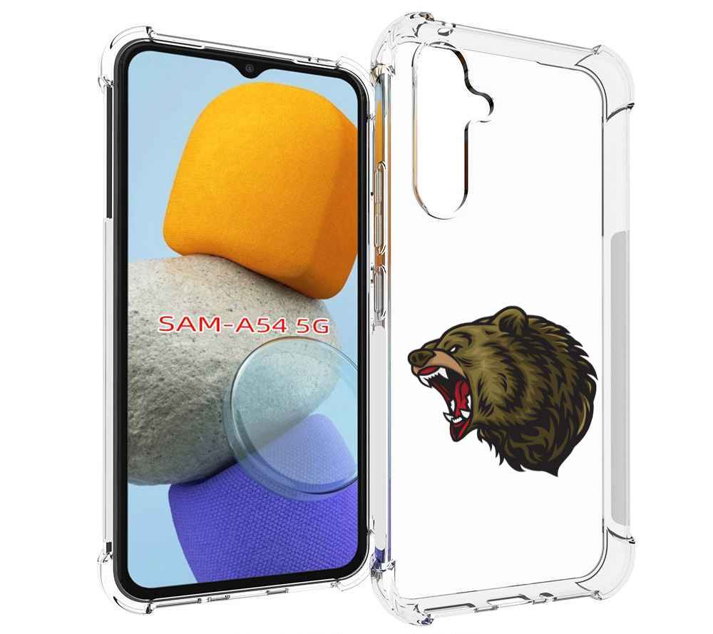 

Чехол MyPads Голова-медведь для Samsung Galaxy A54, Tocco