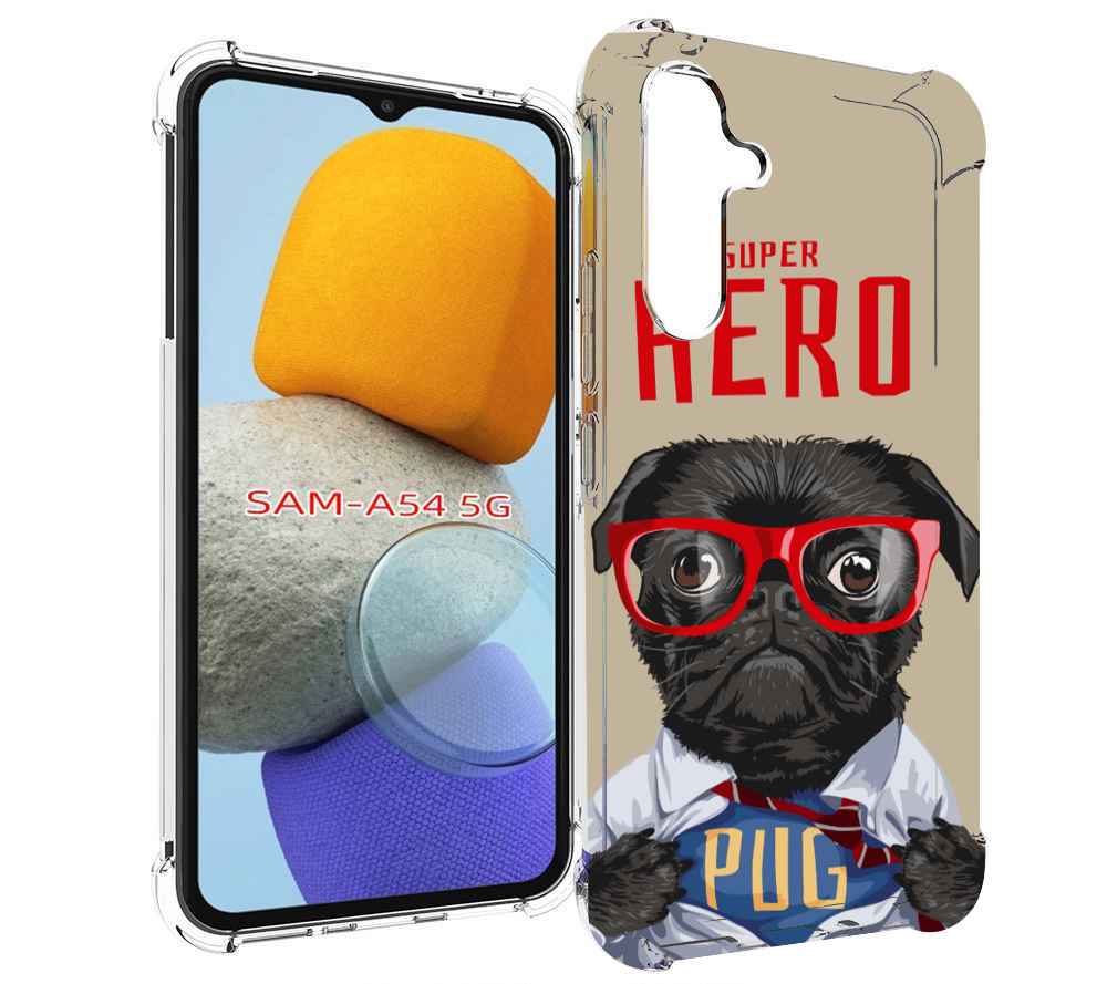 

Чехол MyPads Герой-PUG для Samsung Galaxy A54, Tocco