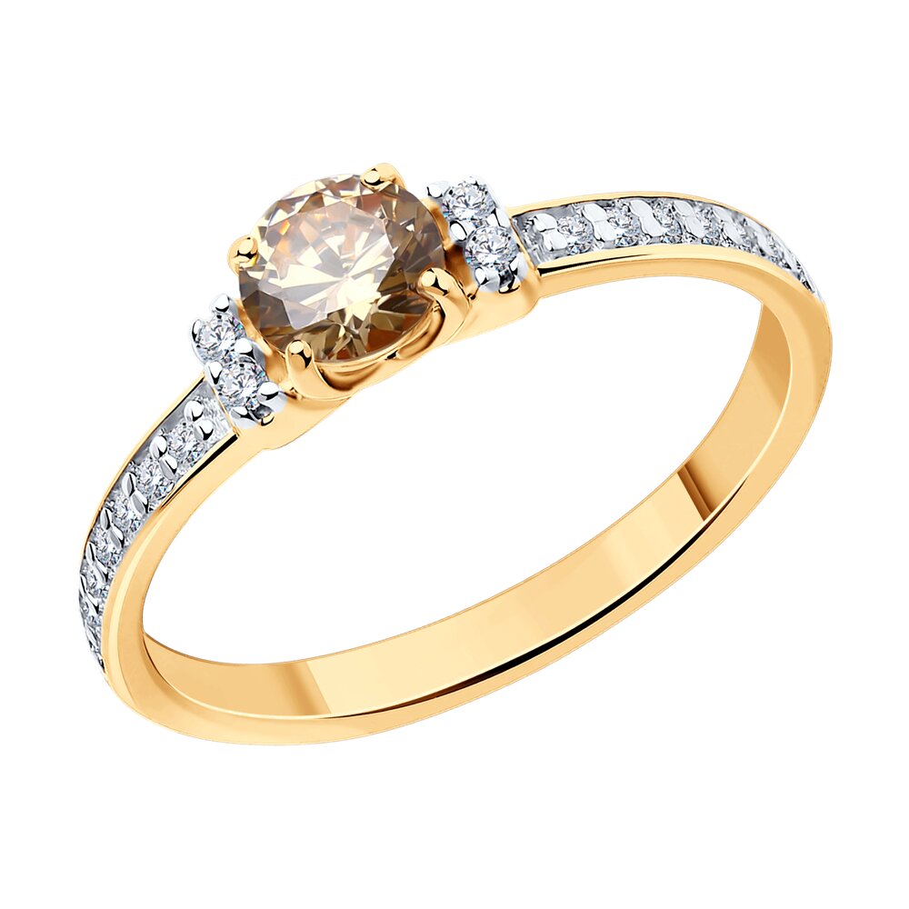 

Кольцо из серебра р. 16,5 Diamant 93-110-01556-2, фианит, 93-110-01556-2