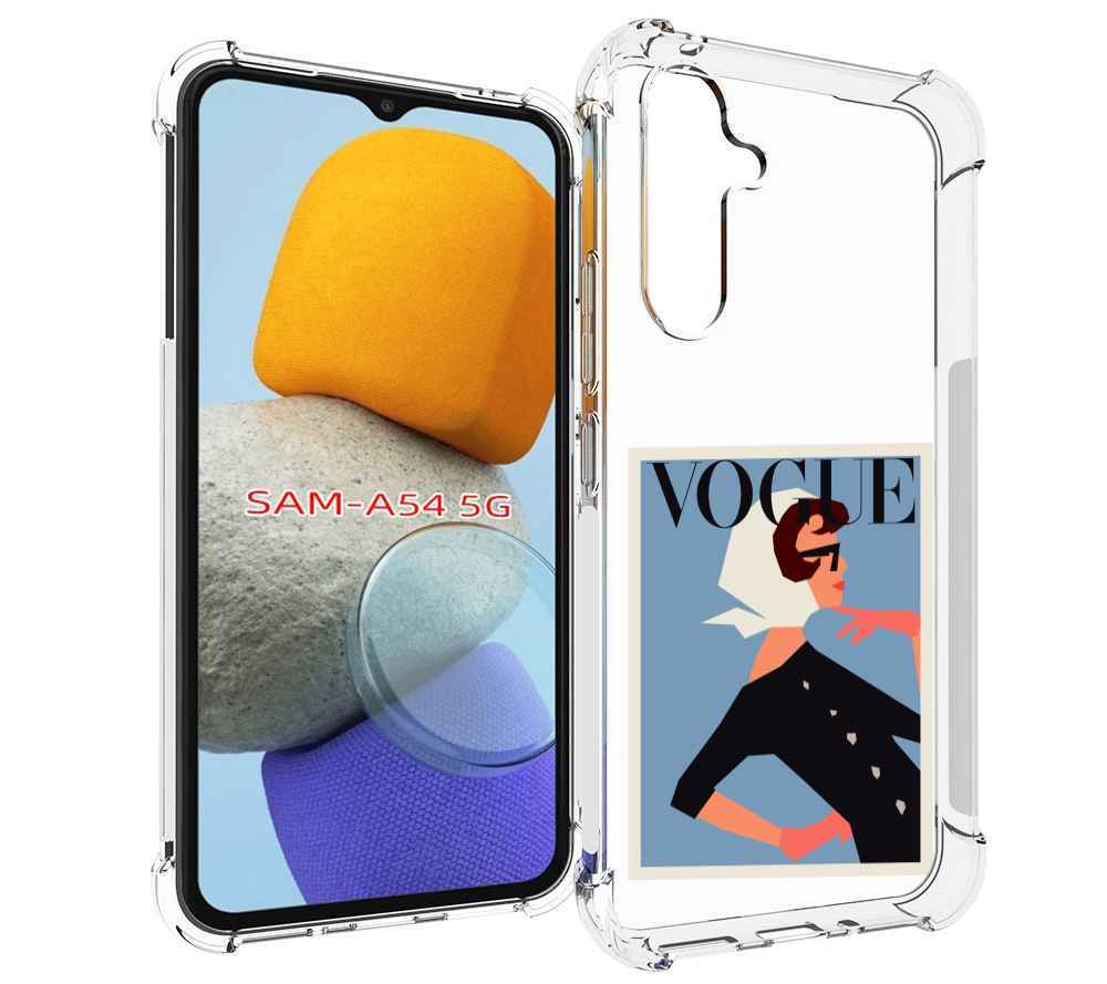 

Чехол MyPads Вогуе картинка для Samsung Galaxy A54, Tocco