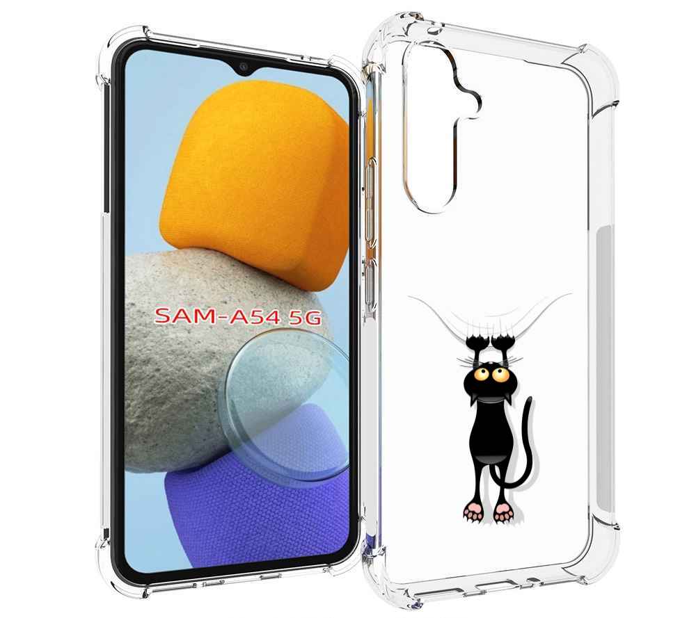 

Чехол MyPads Висячий-кот для Samsung Galaxy A54, Tocco