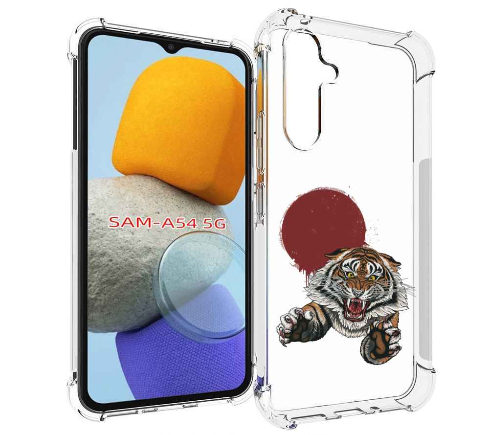 

Чехол MyPads Бросок тигра для Samsung Galaxy A54, Tocco