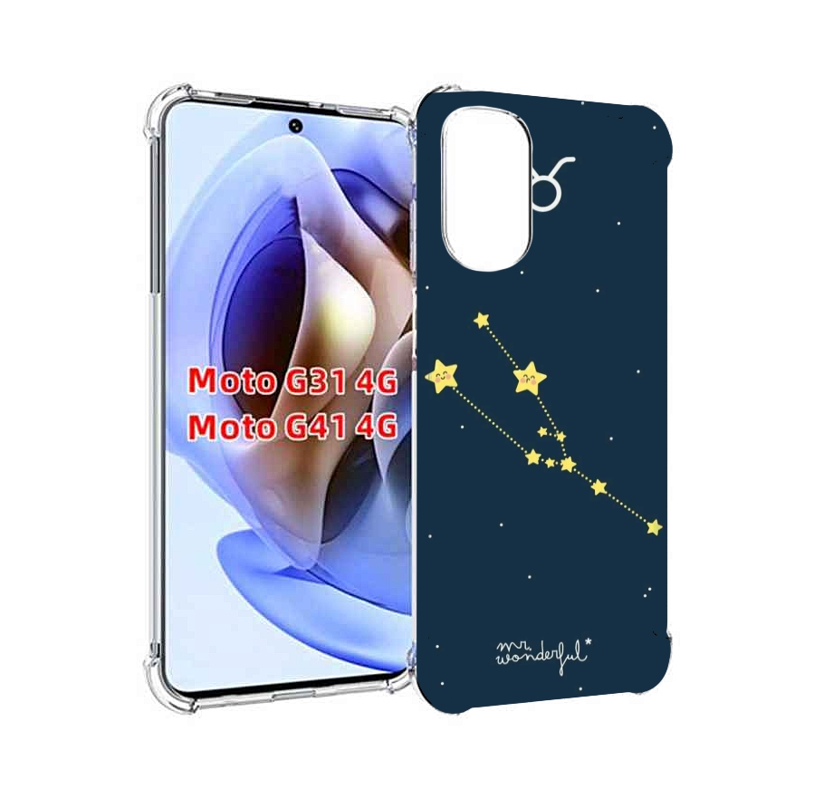 

Чехол MyPads знак-зодиака-телец-4 для Motorola Moto G31 4G / G41 4G, Прозрачный, Tocco