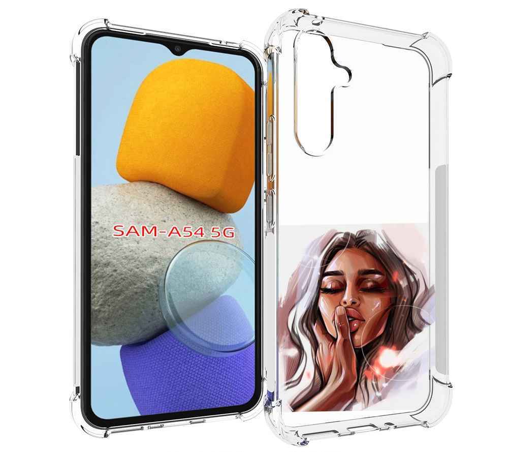 

Чехол MyPads Большие-губы женский для Samsung Galaxy A54, Tocco