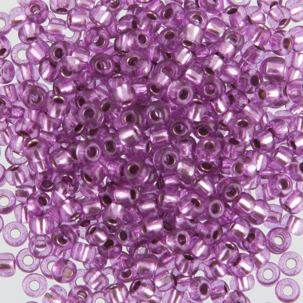 фото Бисер preciosa 6 10/0 2,3 мм 500 г ф378 фиолетовый