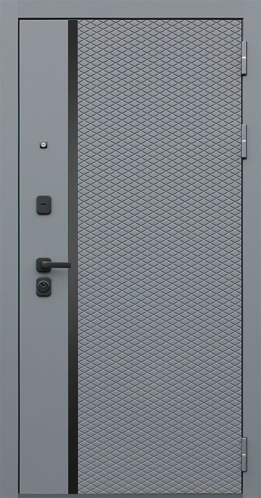 

Стальная дверь Манчестер с зеркалом Ясень Графит/Лайт Софт Грей 9Лев, Манчестер с зеркалом